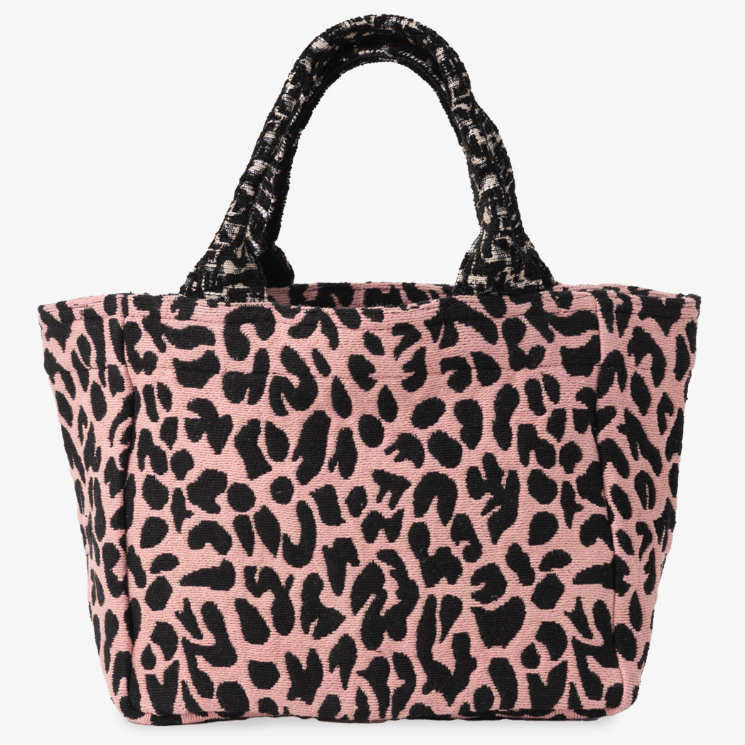 LEOPARD レオパードジャカード　ミニトートバッグ XSサイズ ・ Pink/Black