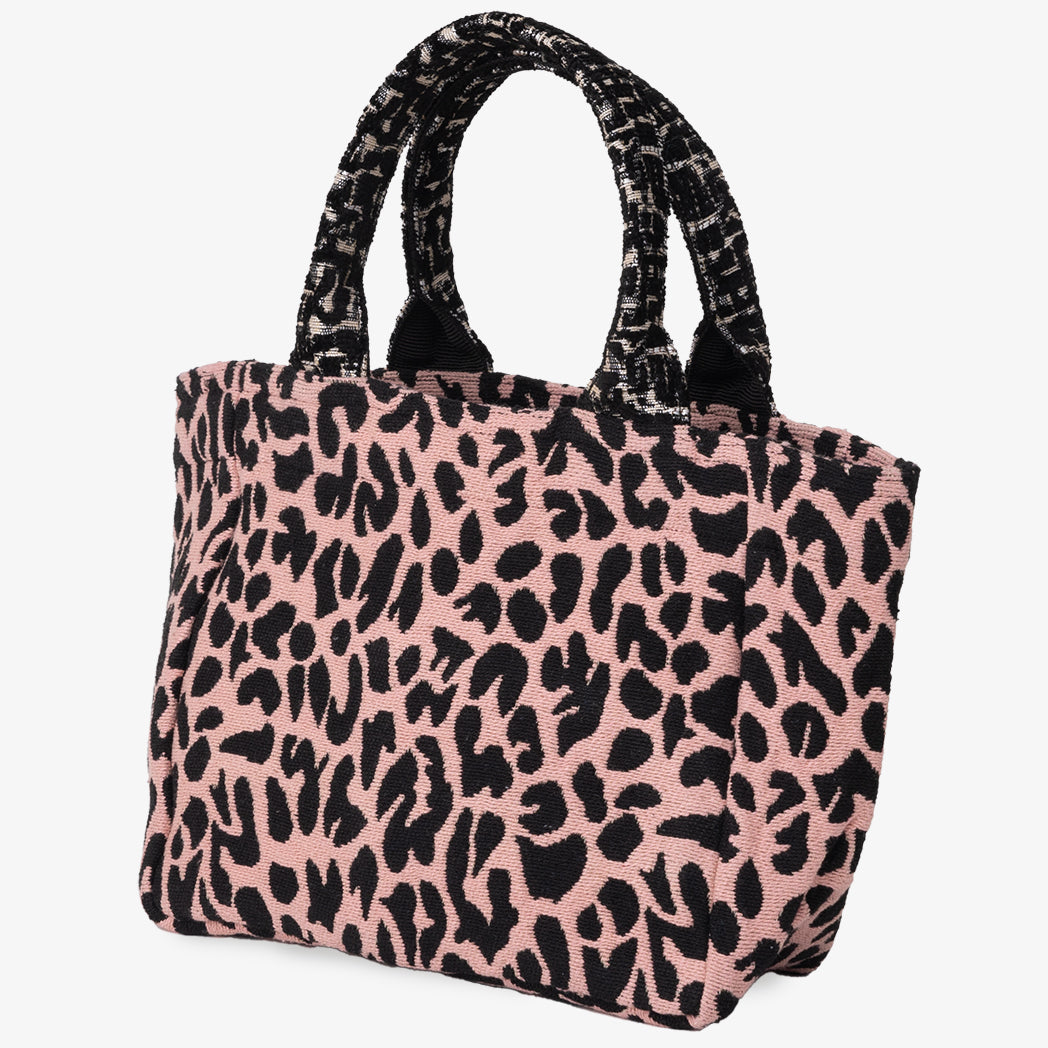 LEOPARD レオパードジャカード　ミニトートバッグ XSサイズ ・ Pink/Black