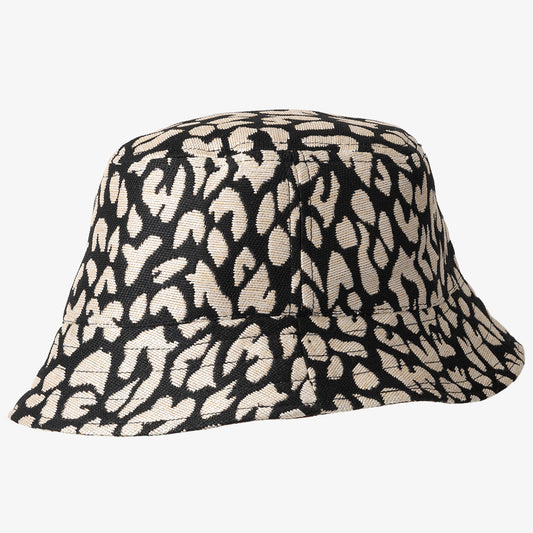 LEOPARD (レオパード)ジャカード バケットハット(リバーシブル)・Black/Natural