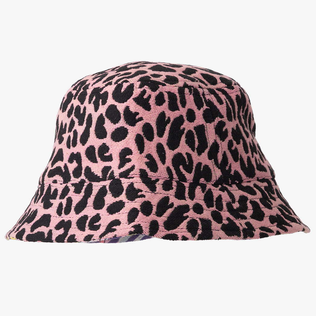 LEOPARD （レオパード）ジャカード　バケットハット（リバーシブル）・Pink/Black