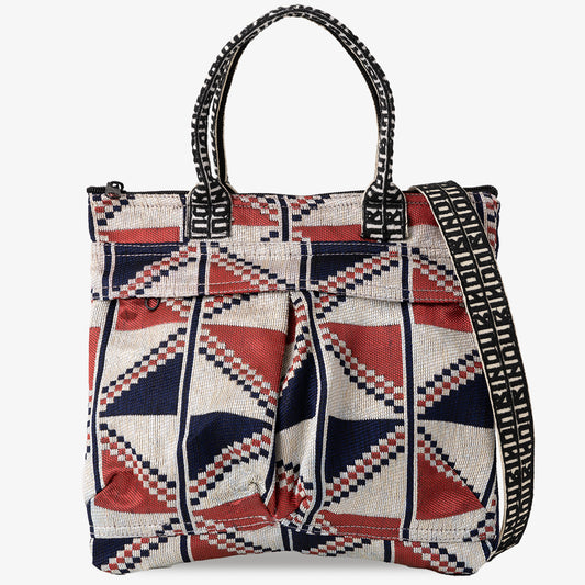 HAL(ハル) ペナントジャカード・スモール ヘルメットバッグ・Tricolor