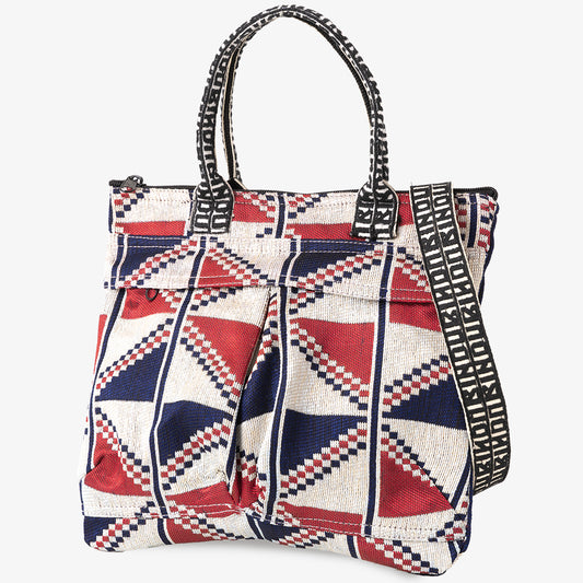 HAL(ハル) ペナントジャカード・スモール ヘルメットバッグ・Tricolor