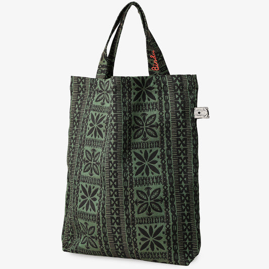 Tiki Dennis Jacquard Tote Bag, Green / BBB2068