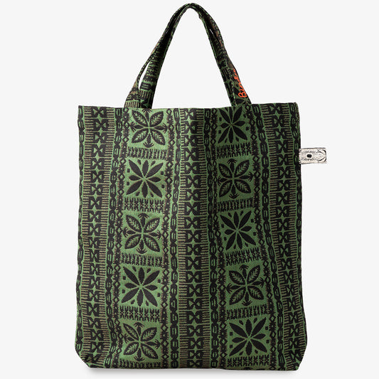 Tiki Dennis Jacquard Tote Bag, Green / BBB2068