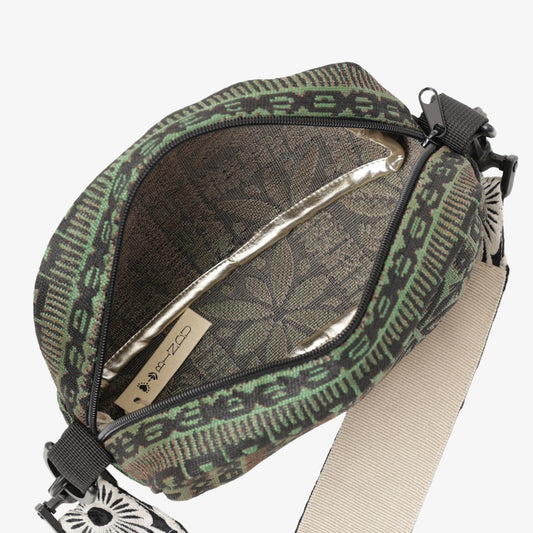 Tiki Dennis (デニス) ジャカード ミニ ショルダーバッグ・Gold