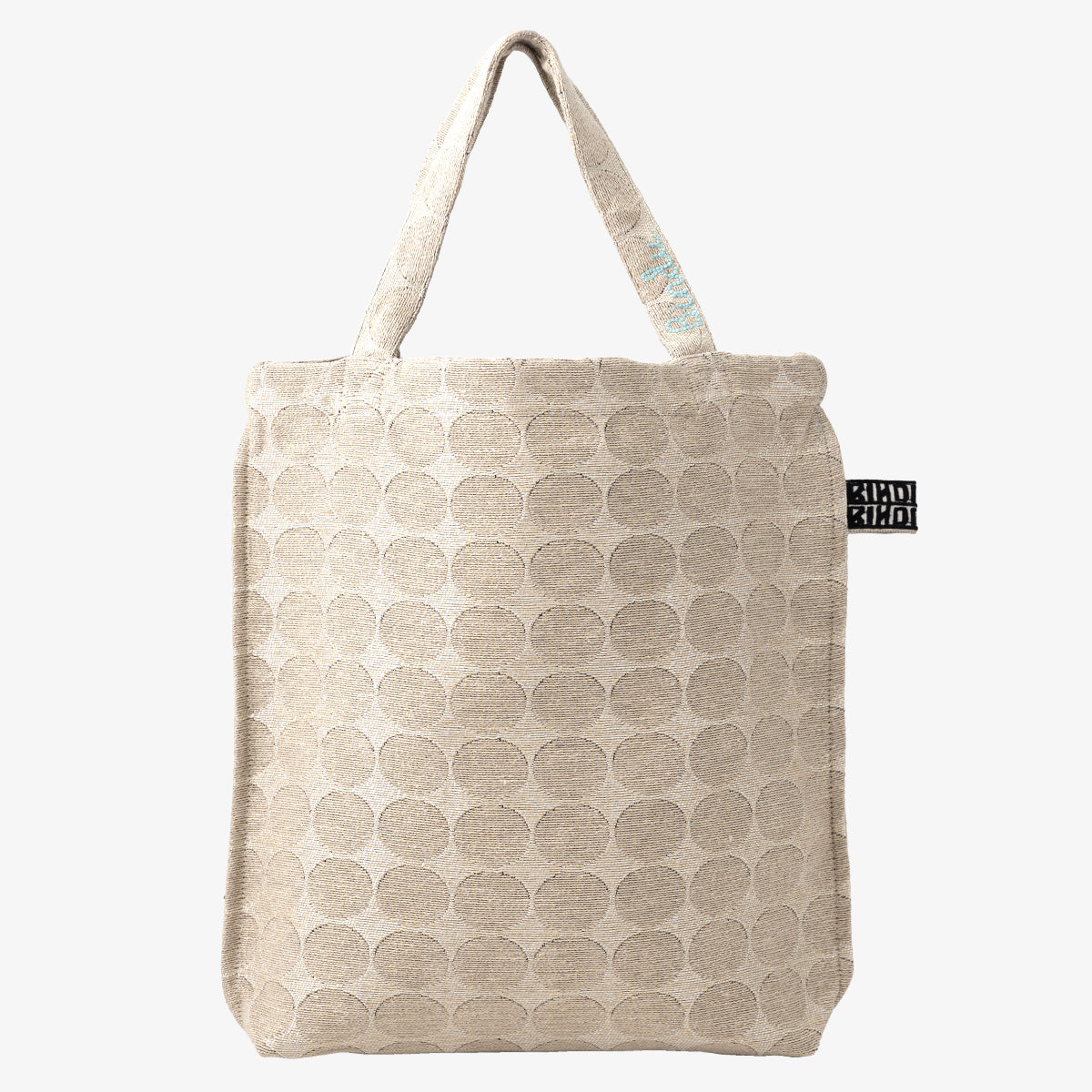 ジェダイ#002aを１点、フラットボトム#003を１点、＃004aを１点 Dot ジャカード リバース トートバッグ Natural / BBB-2094dot