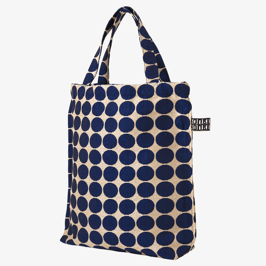 Dot ジャカード リバース トートバッグ Navy / BBB-2094dot-25MS-c2