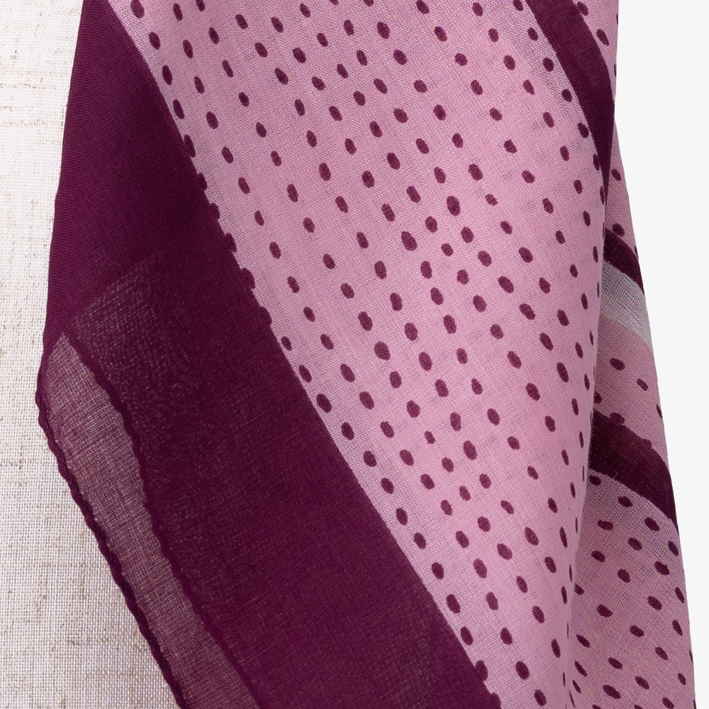 Africa2 Map Print Big Scarf Pink / BBB2100 Africa2-c1