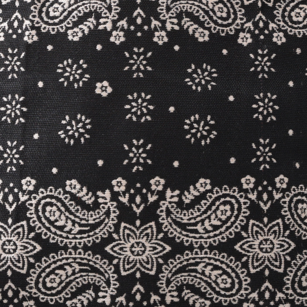 Vintage Bandana ジャカード ミディアムトートバッグ Black / BBB-2112-c2 25S