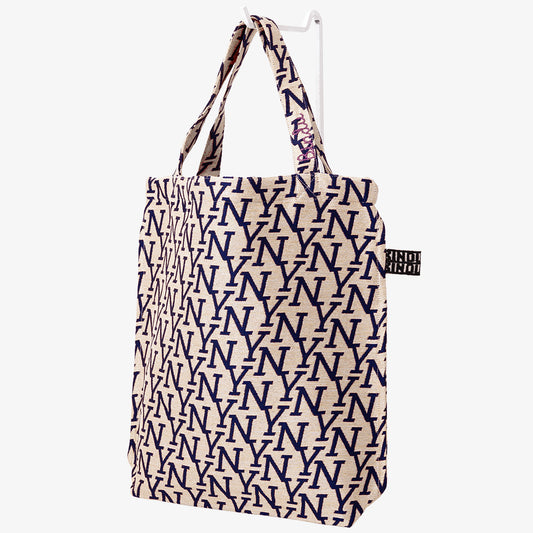 NY ジャカード トートバッグ Natural / BBB-2140-25FW-c1