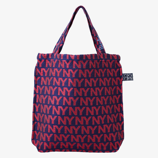 NY ジャカード トートバッグ Red / BBB-2140-25FW-c2