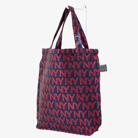 NY ジャカード トートバッグ Red / BBB-2140-25FW-c2
