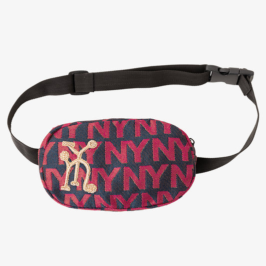 NY ジャカード プチ ウエストバッグ Red / BBB-2141-25FW-c2
