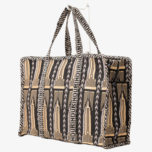 ESB ジャカード ウィークエンド バッグ Gold / BBB-2145-25FW-c2