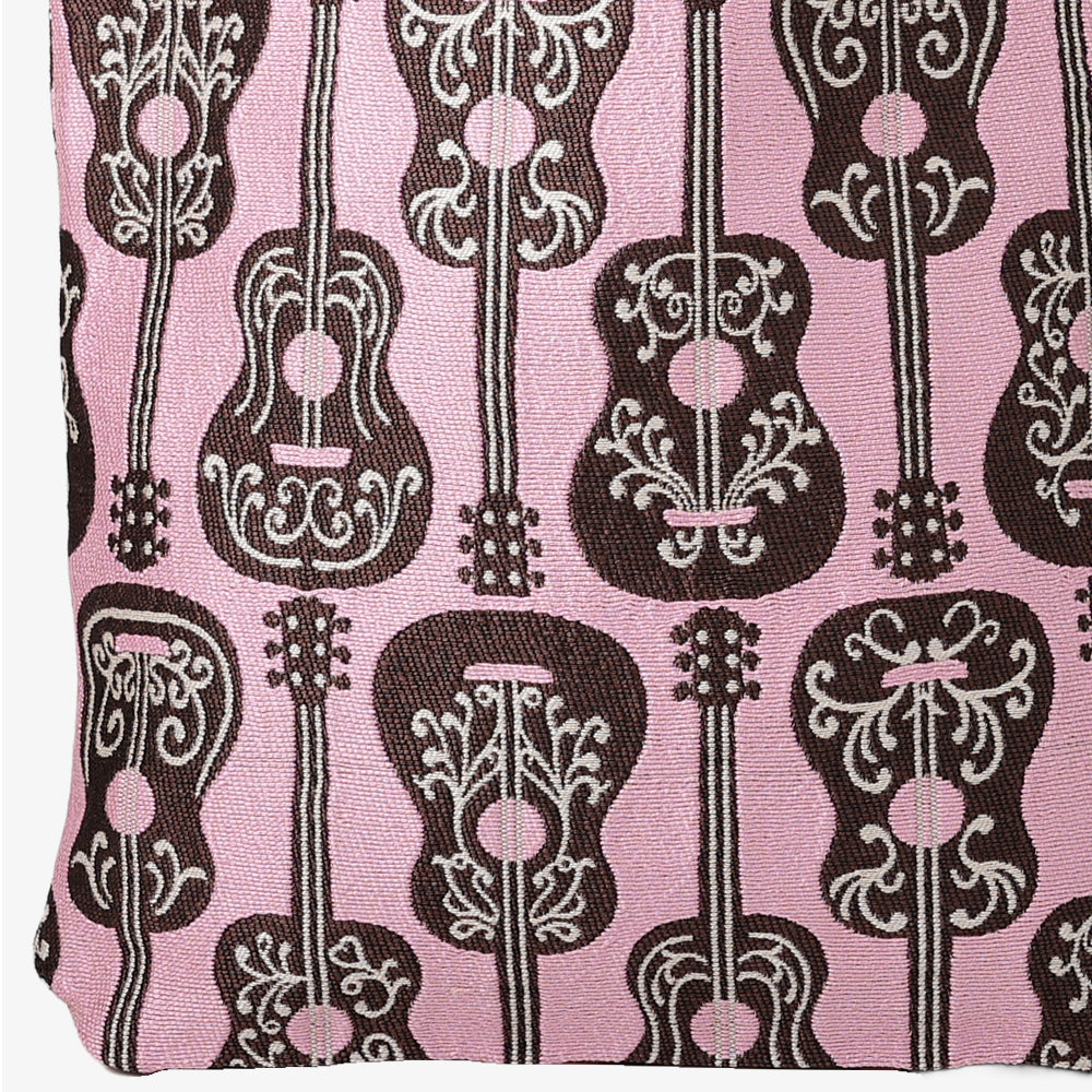Guitar ジャカード トートバッグ Pink / BBB-2146-25FW-c2