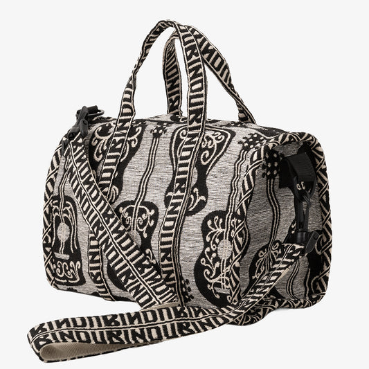 Guitar ジャカード ミニ ボストンバッグ Grey / BBB-2147-25FW-c1