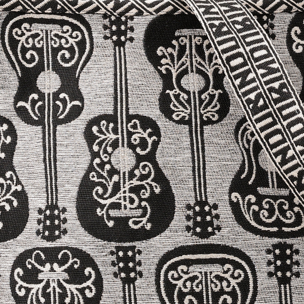 Guitar ジャカード ショルダーバッグ Grey / BBB-2148-25FW-c1