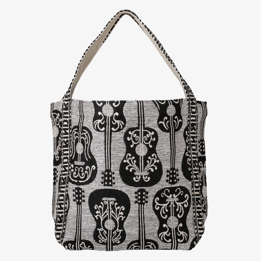 Guitar ジャカード トートバッグ Grey / BBB-2149-25FW-c1