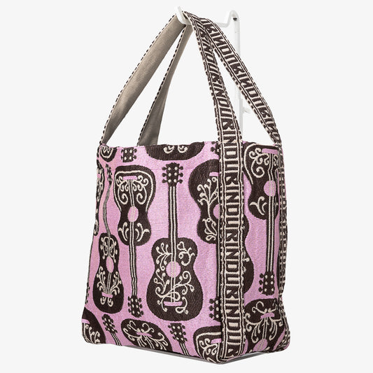 Guitar ジャカード トートバッグ Pink / BBB-2149-25FW-c2