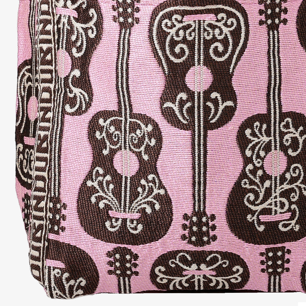 Guitar ジャカード トートバッグ Pink / BBB-2149-25FW-c2