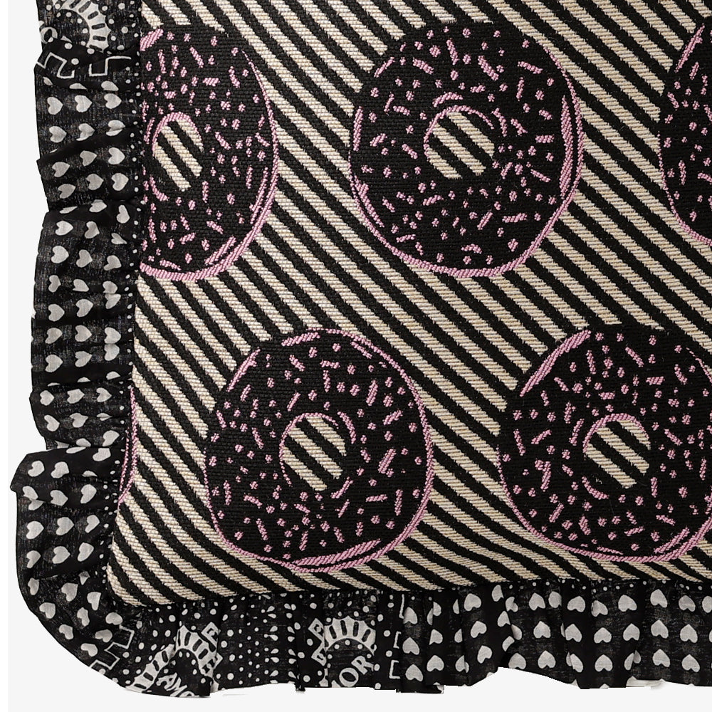 Donuts ジャカード フリル トートバッグ Natural / BBB-2151-25FW-c1