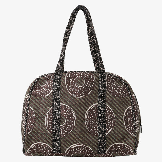 Donuts ジャカード ボストンバッグ Green / BBB-2153-25FW-c2