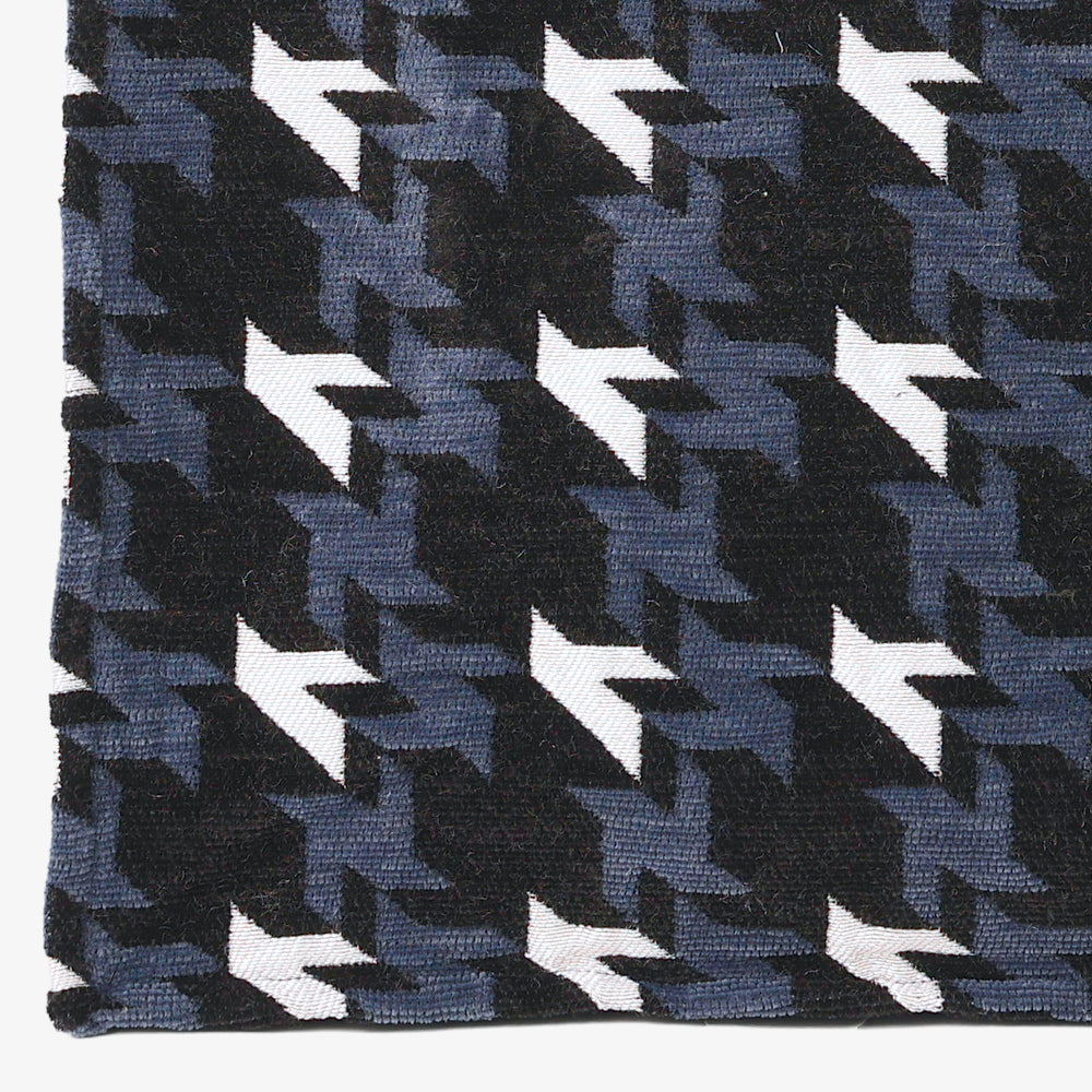 Chenille NY Houndstooth ジャカード スモール ブック トートバッグ Black / BBB-2155-25FW-c1