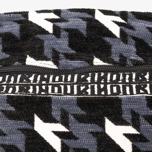 Chenille NY Houndstooth ジャカード ウエストバッグ Black / BBB-2157-25FW-c1