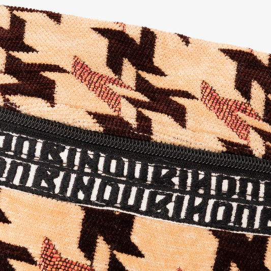 Chenille NY Houndstooth ジャカード ウエストバッグ Camel / BBB-2157-25FW-c2