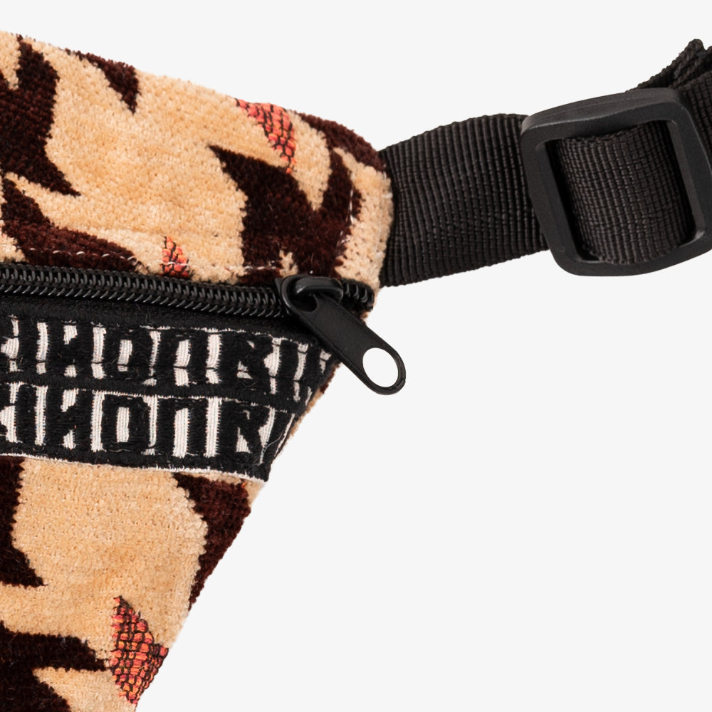 Chenille NY Houndstooth ジャカード ウエストバッグ Camel / BBB-2157-25FW-c2