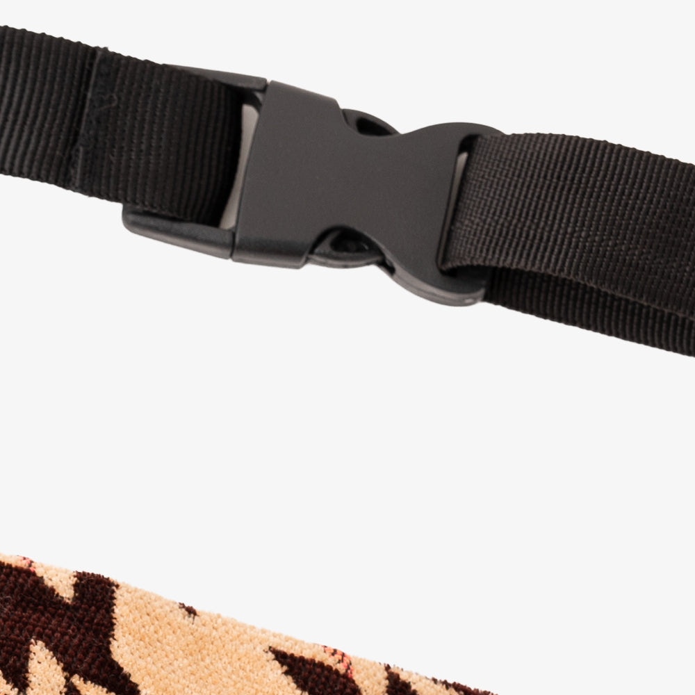 Chenille NY Houndstooth ジャカード ウエストバッグ Camel / BBB-2157-25FW-c2