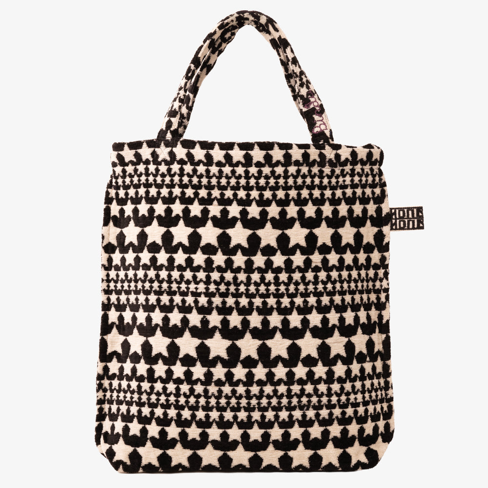 Stars ジャカード リバース トートバッグ Black / BBB-2159-25FW-c1