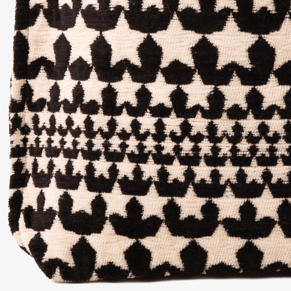 Stars ジャカード リバース トートバッグ Black / BBB-2159-25FW-c1