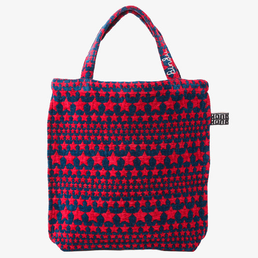 Stars ジャカード リバース トートバッグ Red / BBB-2159-25FW-c2