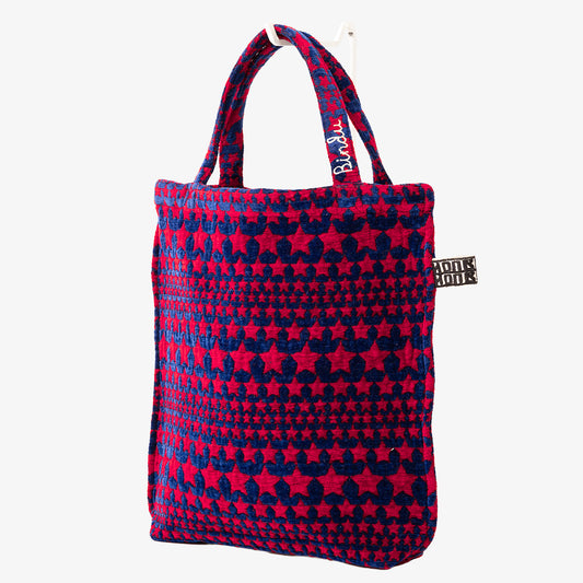 Stars ジャカード リバース トートバッグ Red / BBB-2159-25FW-c2