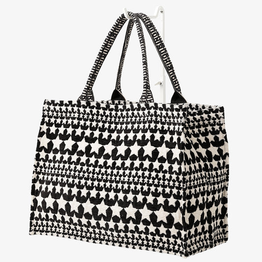 Stars ジャカード ブックトートバッグ Black / BBB-2160-25FW-c1