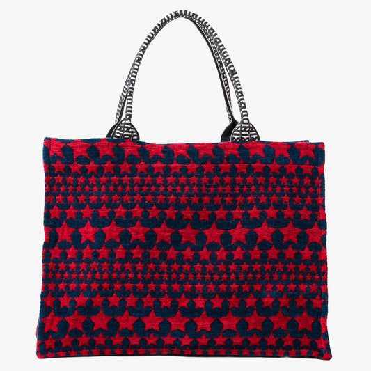 Stars ジャカード ブックトートバッグ Red / BBB-2160-25FW-c2