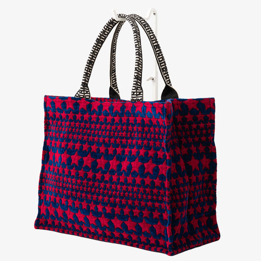 Stars ジャカード ブックトートバッグ Red / BBB-2160-25FW-c2