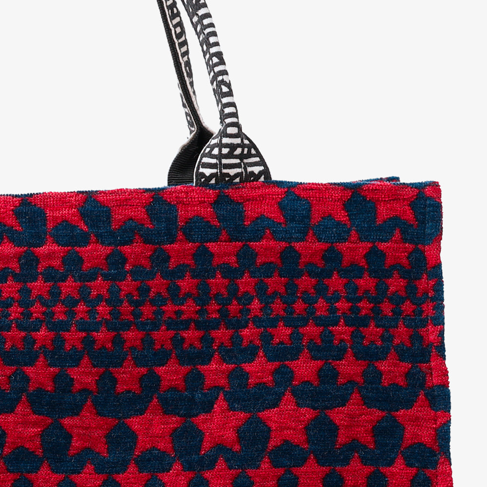 Stars ジャカード ブックトートバッグ Red / BBB-2160-25FW-c2