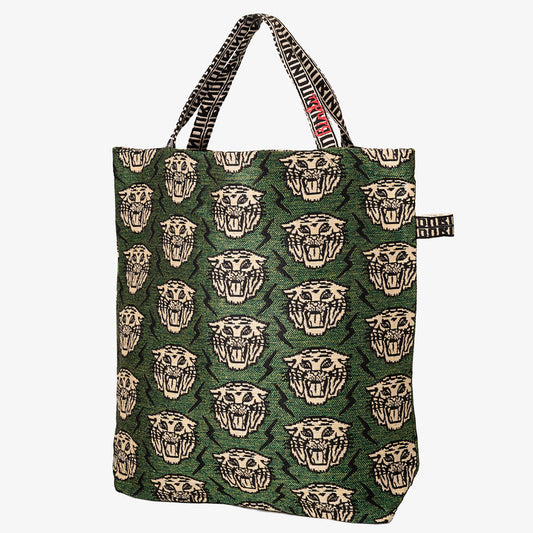 Lightning Tiger ジャカード トートバッグ Olive / BBB-2167-26ss-c2