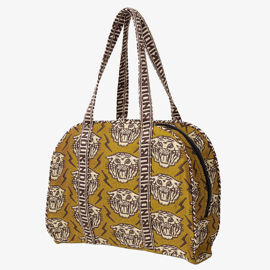 Lightning Tiger ジャカード ボストンバッグ Yellow / BBB-2169-26ss-c1