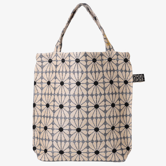 Cup Flower ジャカード アウトステッチトート Natural / BBB-2171-26ss-c1