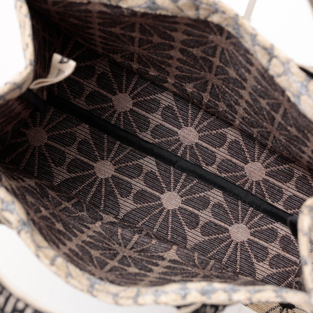 Cup Flower ジャカード スモールブックトート Natural / BBB-2172-26ss-c1