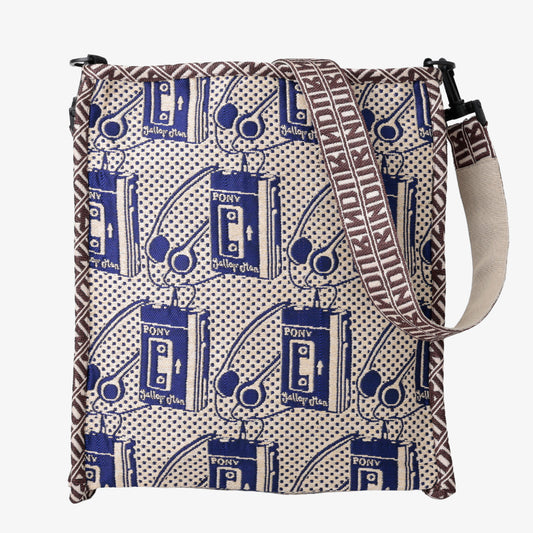Pony Potable Cassette Player ジャカード ショルダーバッグ Natural / BBB-2182-26ms-c1