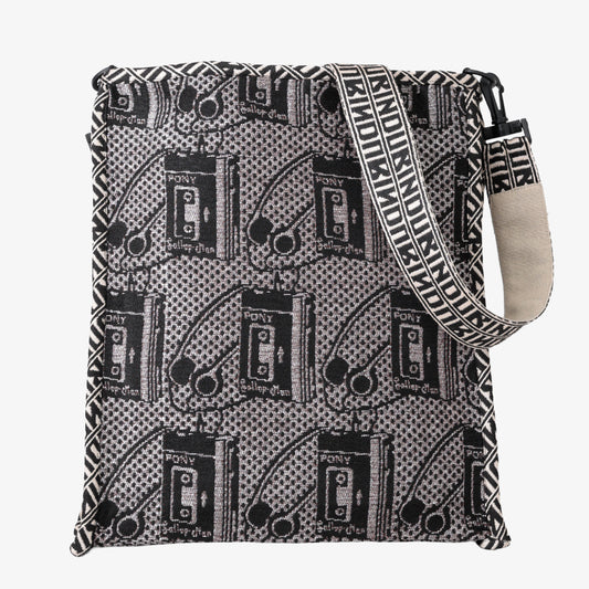 Pony Potable Cassette Player ジャカード ショルダーバッグ Silver / BBB-2182-26ms-c2