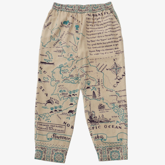 Cotton Flannel Alaska Easy Pants Flannel Easy Pants Alaska / BM1377AL-c1 Natural