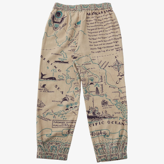 Cotton Flannel Alaska Easy Pants Flannel Easy Pants Alaska / BM1377AL-c1 Natural