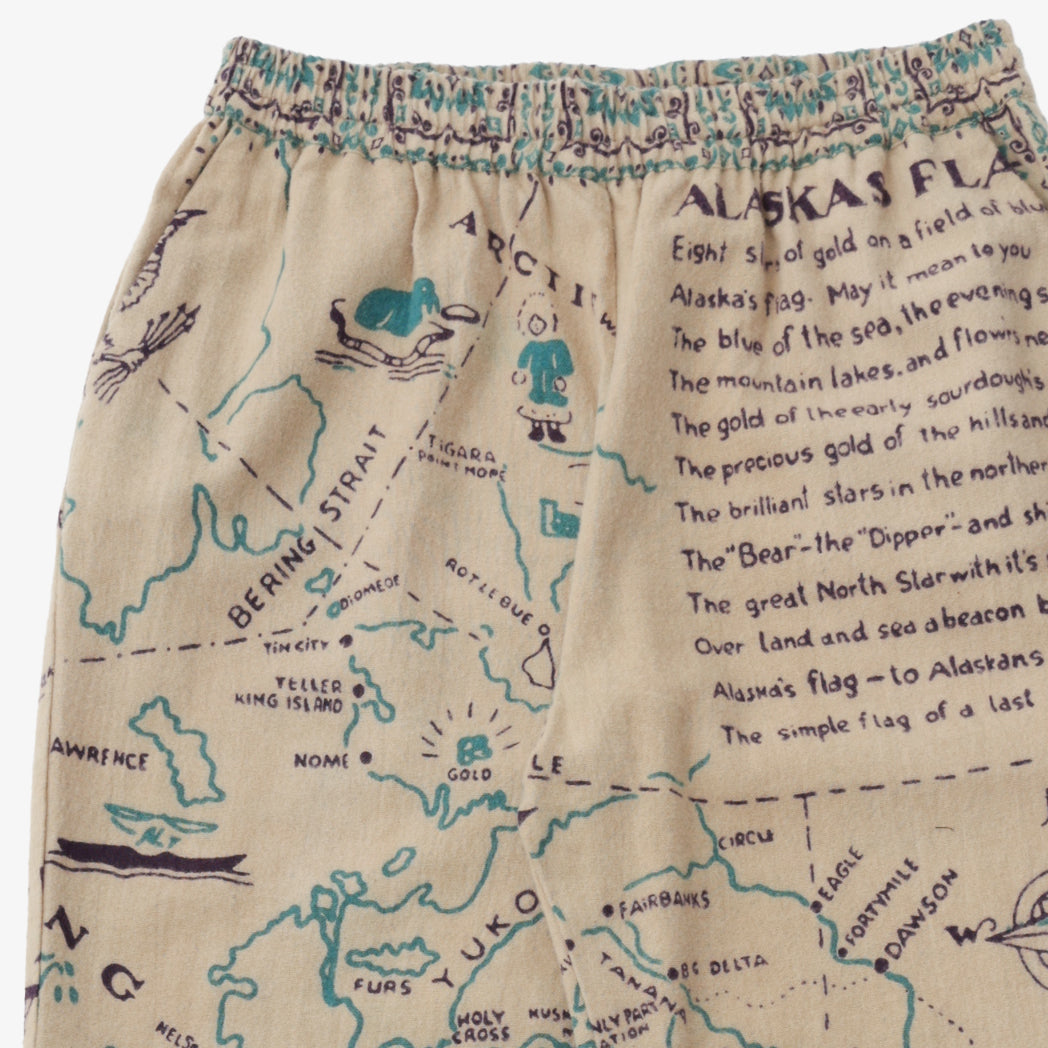 Cotton Flannel Alaska Easy Pants Flannel Easy Pants Alaska / BM1377AL-c1 Natural