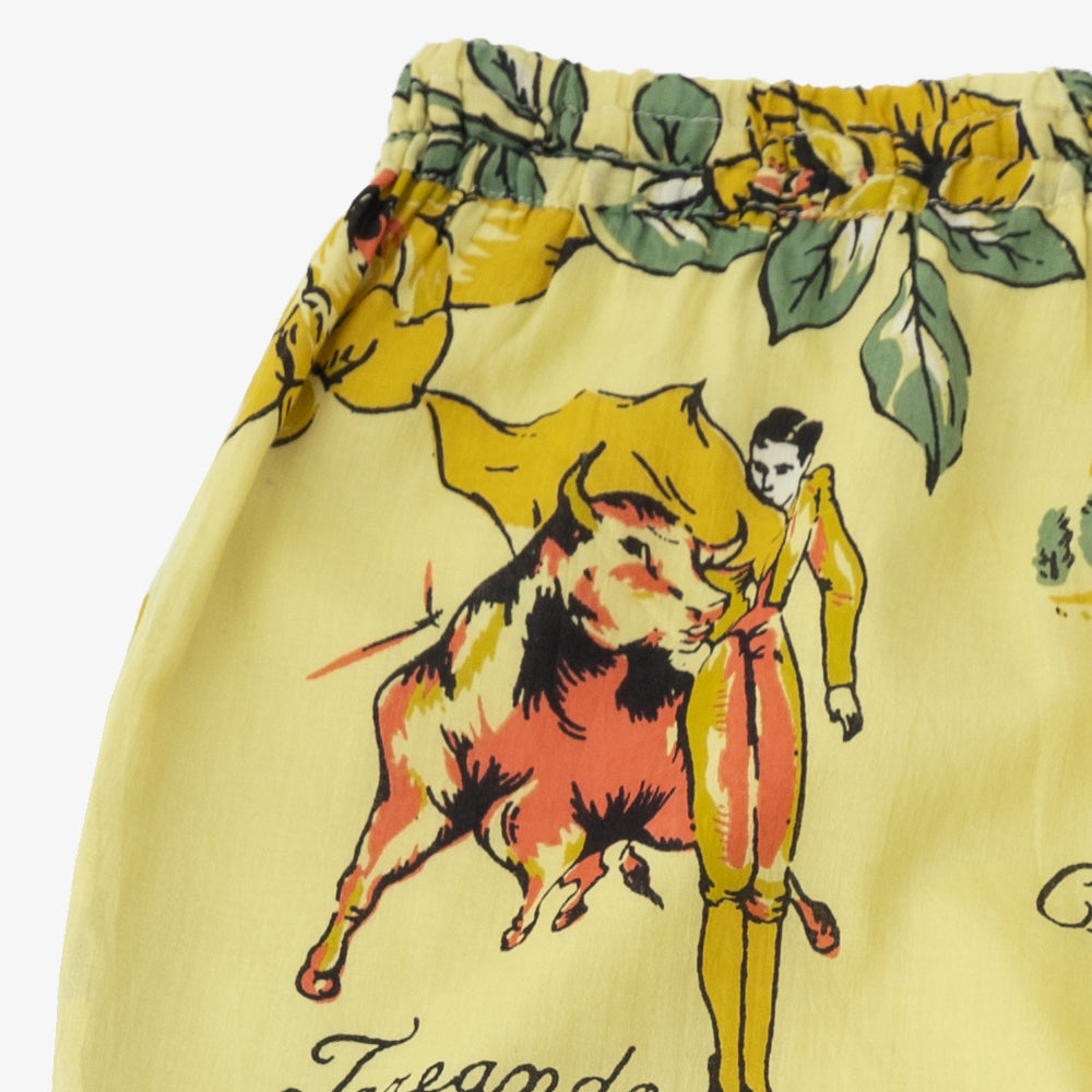 マッププリント パンツ TIJUANA Yellow / BM1377map25-25ms-c2