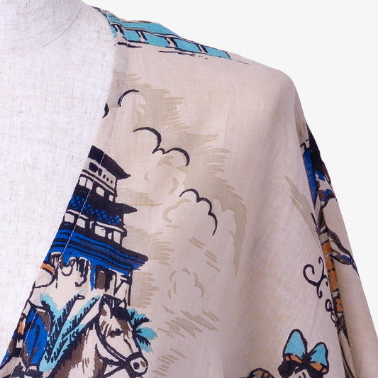 TIJUANA マッププリント ポンチョシャツ Natural / BM612map-25s-c1